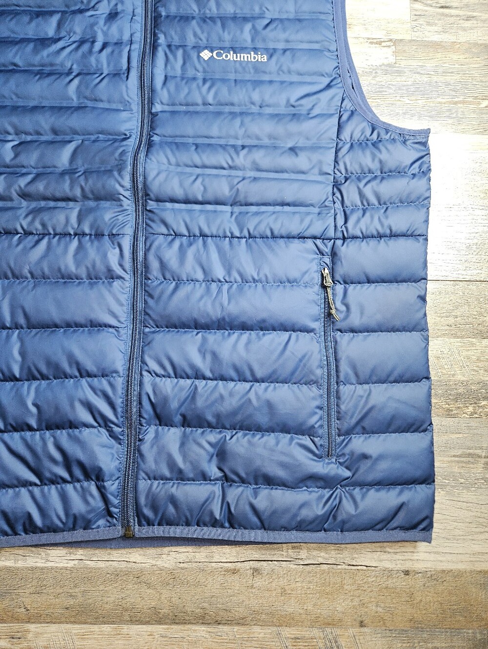 Columbia Men's Silver Falls Puffer Vest 660 Duck Down Navy Blue XL - Picture 4 of 11